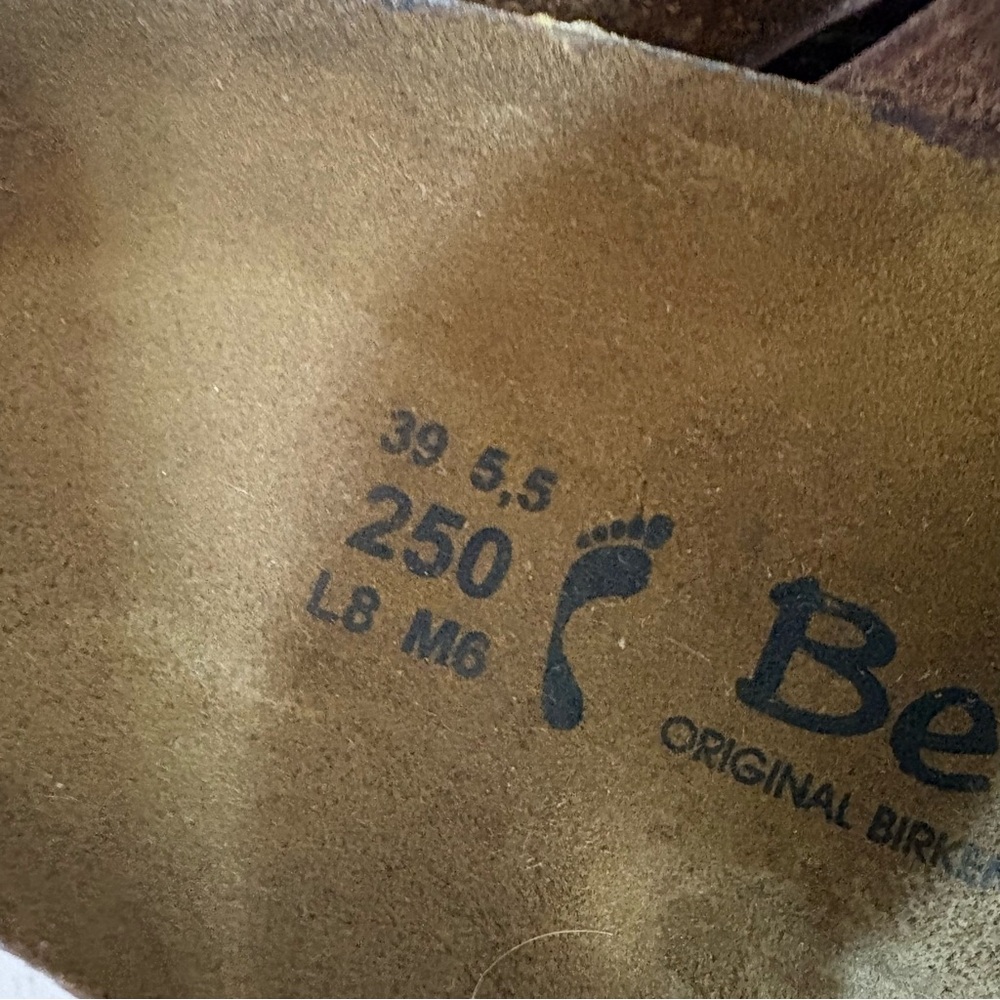 Betula by Birkenstock double strap leather sandals - Picture 4 of 7